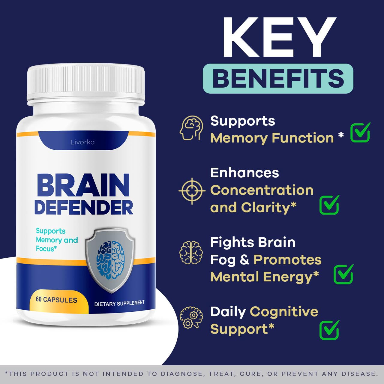 LIVORKA Brain Defender Capsules 300
