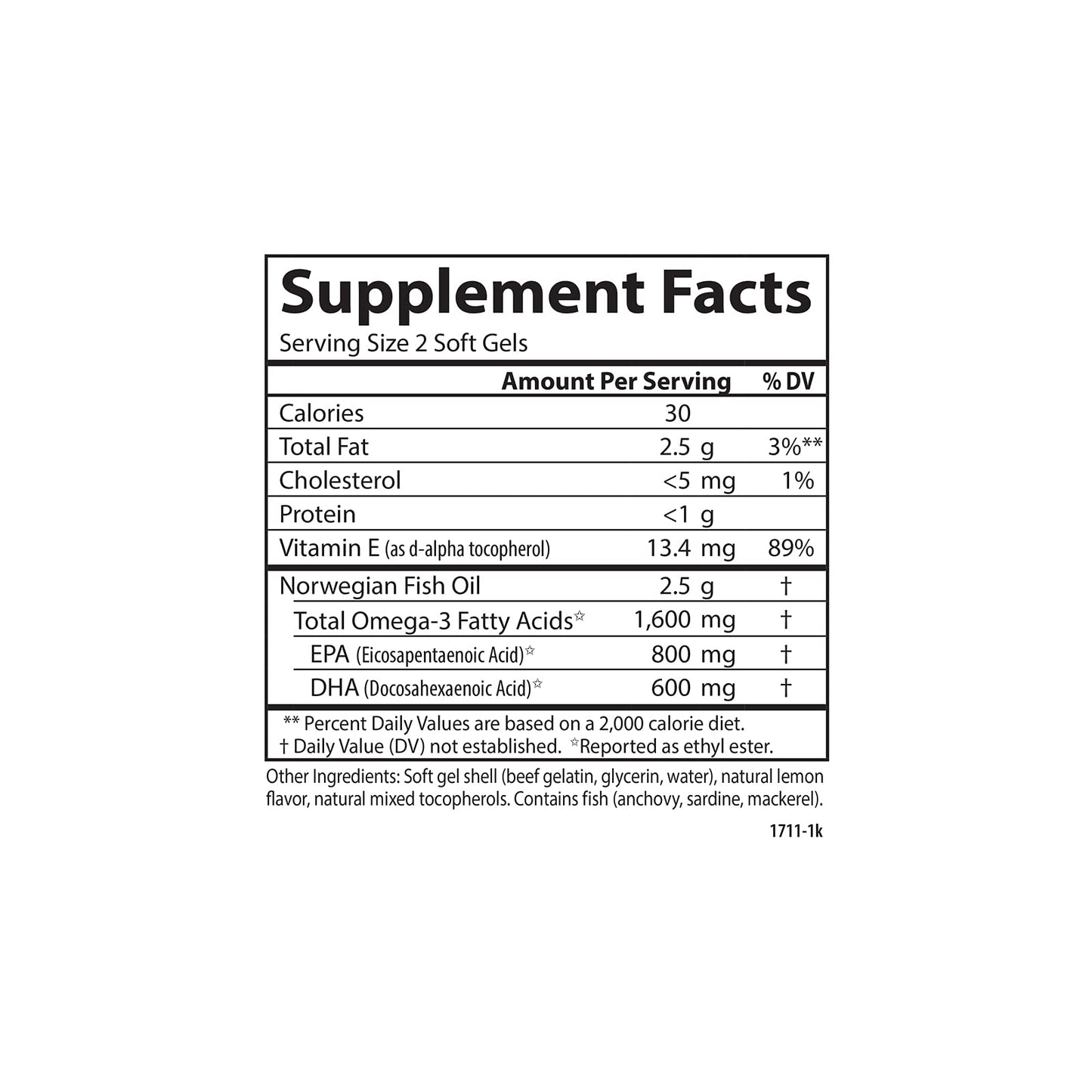Carlson Elite Omega-3 Gems Softgels 90 Count