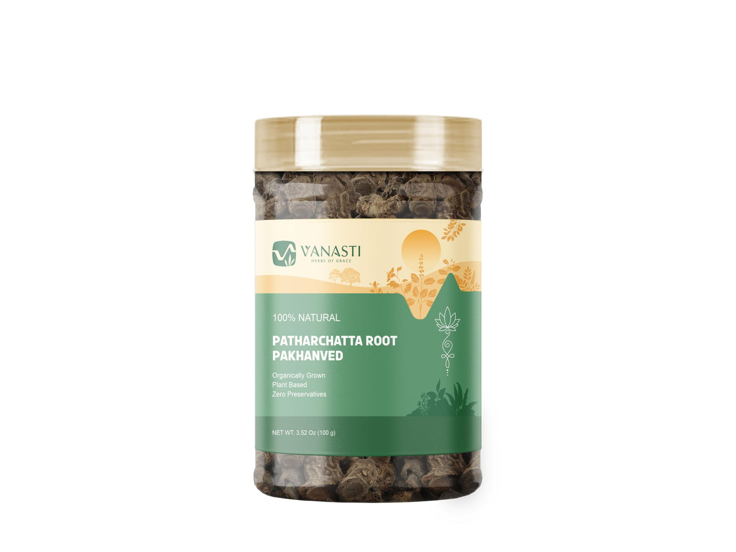 VANASTI Pakhanved Pashan Bed Pakhanbed Patharchatta Root Saxifraga Ligulata Powder 3.52 oz