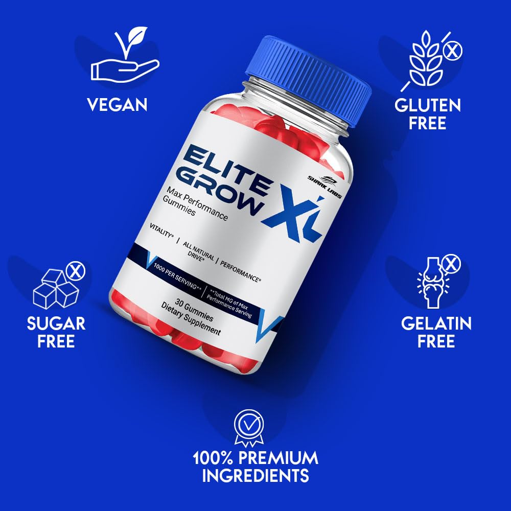 Shark Labs Elite Grow XL Gummies 30 Count