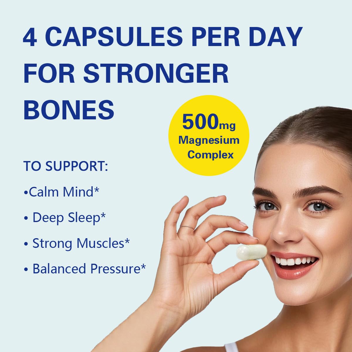 JNS-Believe Calcium Magnesium Supplement with Vitamin D Capsule 120 Count