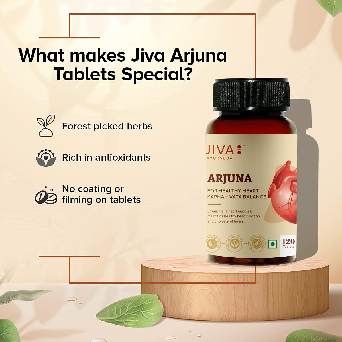 Jiva Ayurveda Arjuna Tablets 120 Tablets