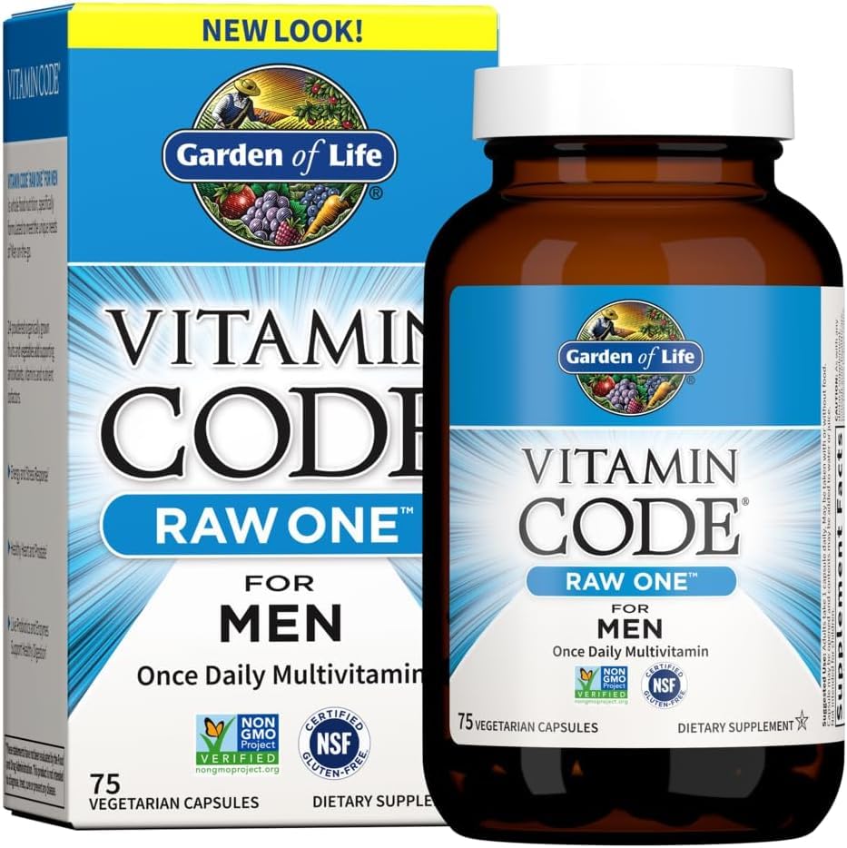 Garden of Life Vitamin Code Raw One for Men Capsules 450