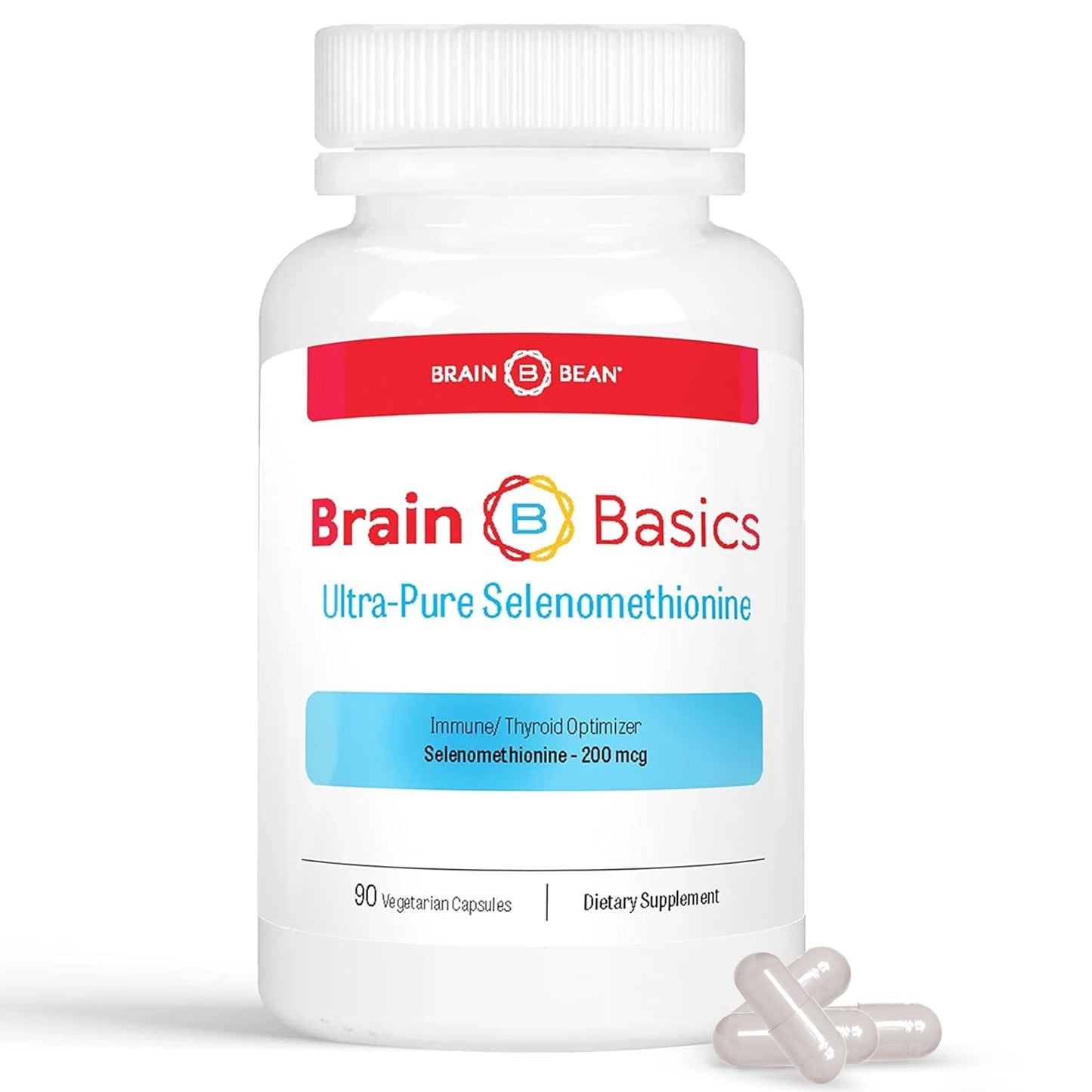 Brain Bean Brain Basics Ultra-Pure Selenomethionine Capsule 90 Count