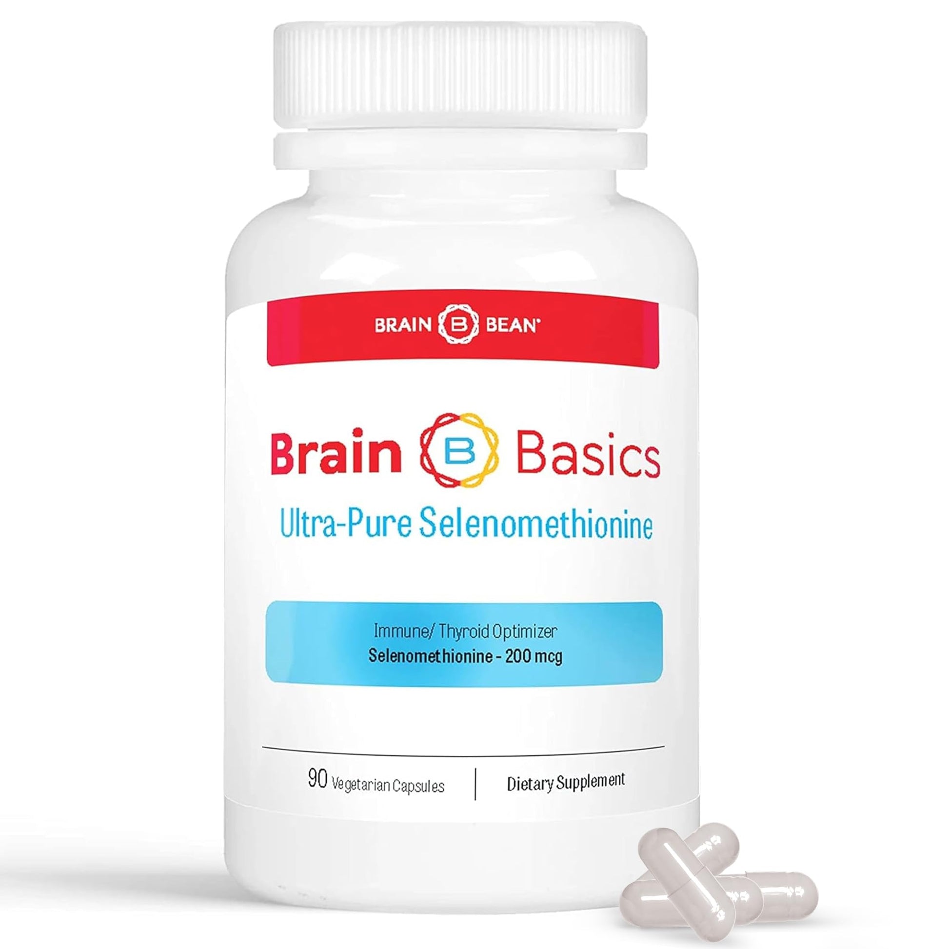 Brain Bean Brain Basics Ultra-Pure Selenomethionine Capsule 90 Count