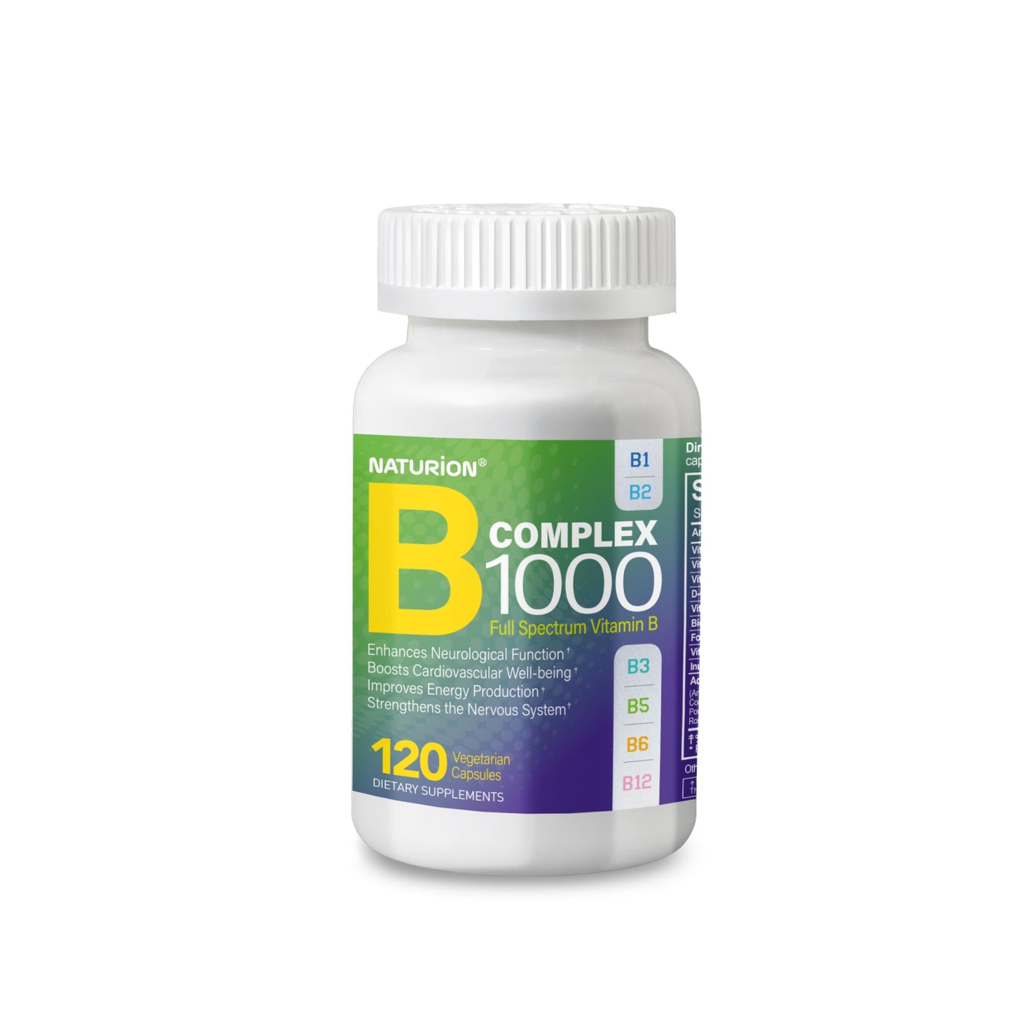 NATURION B Complex 1000 Capsules 120 Count