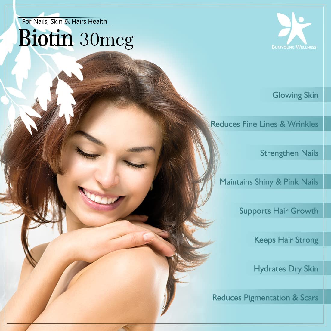 Generic Biotin 30mcg 90 Tablets
