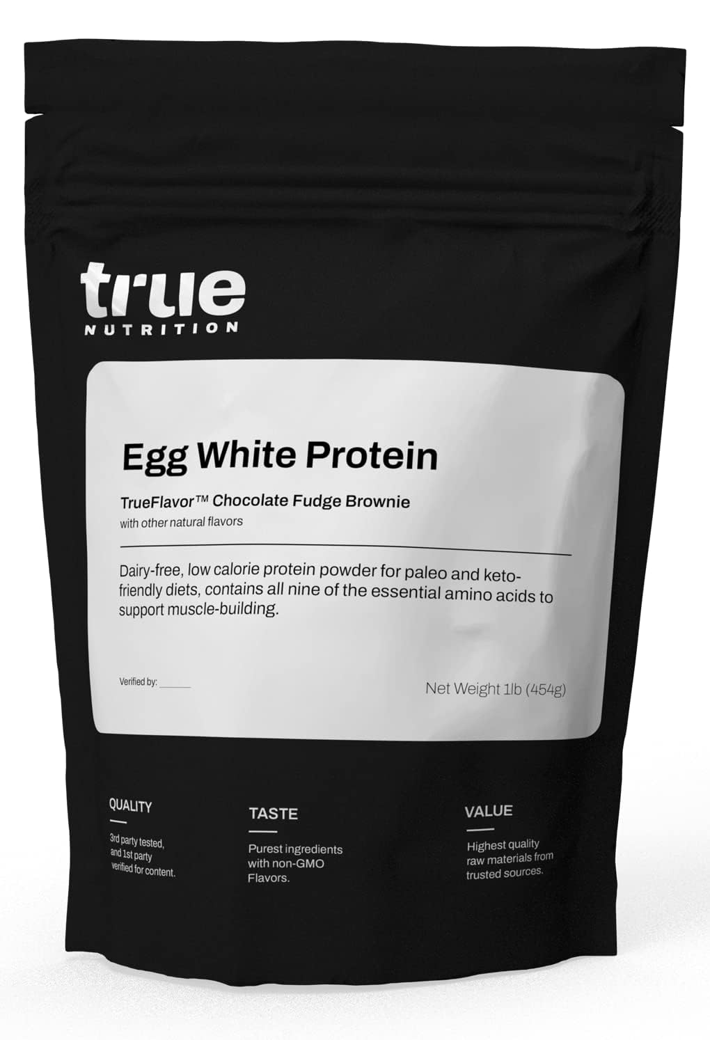 True Nutrition Egg White Protein Powder 32 Servings Chocolate Fudge Brownie