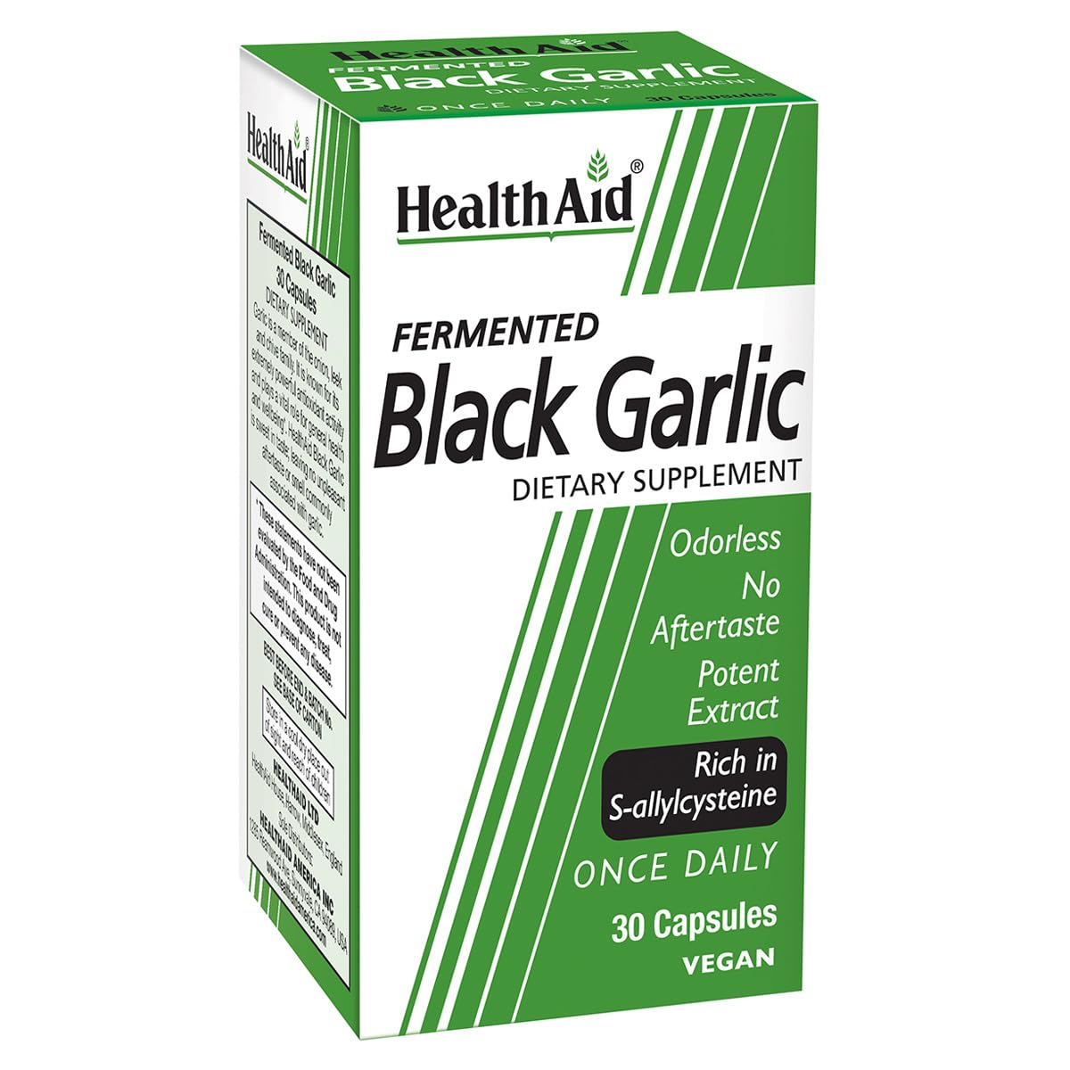 HealthAid Fermented Black Garlic Once-Daily Odorless Capsule, 30 Capsules