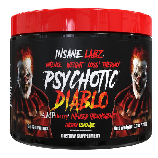 Insane Labz Psychotic Diablo Thermogenic Fat Burner Powder 7.7 oz