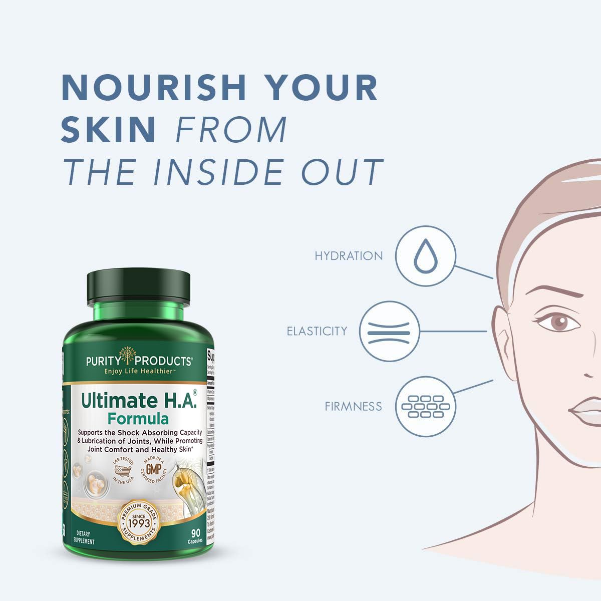 Purity Products MagBlue + Ultimate H.A. Capsules, 1 Capsule
