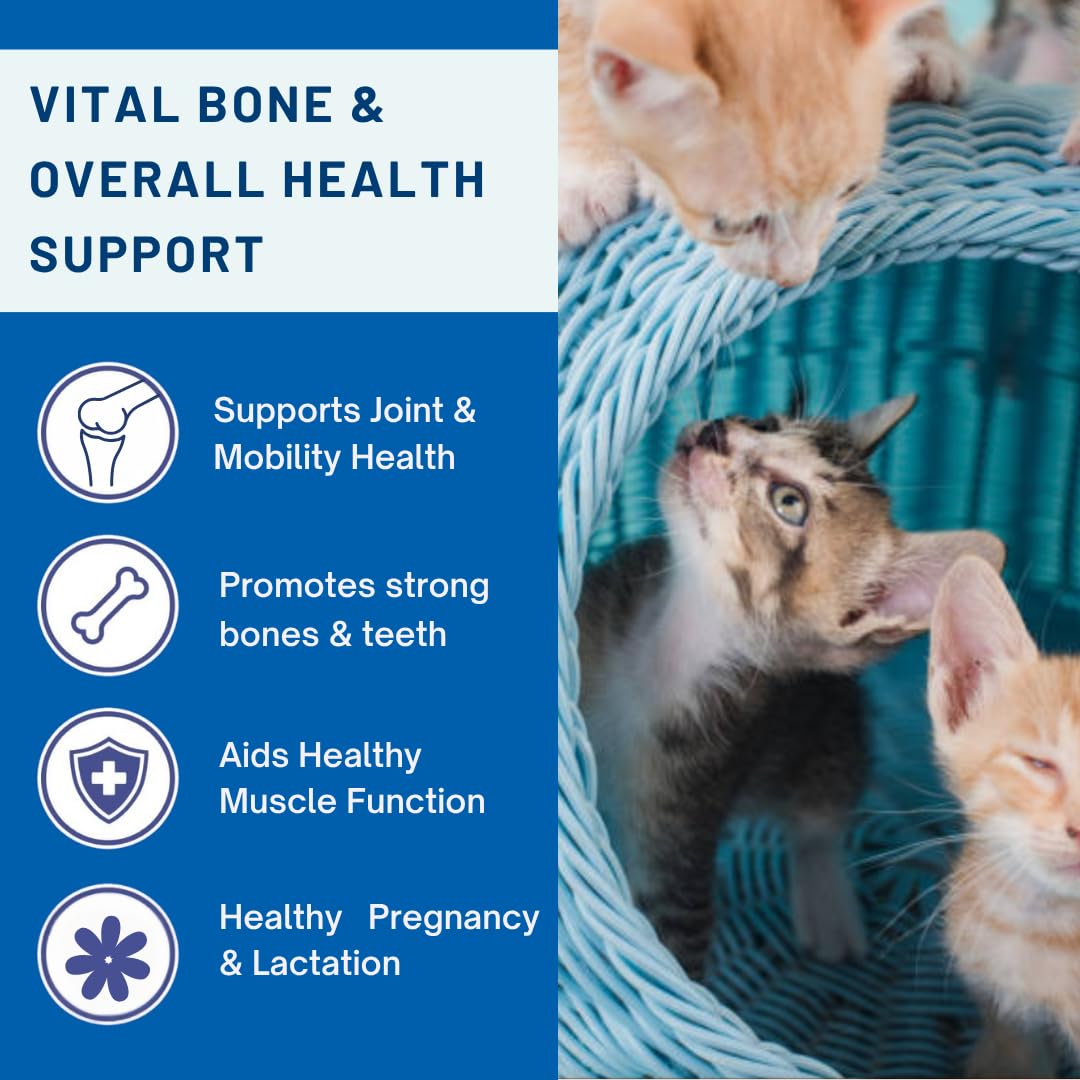 PREGNAPAWS Calcium for Dogs & Cats Prenatal & Postnatal Support, 200 Tablets