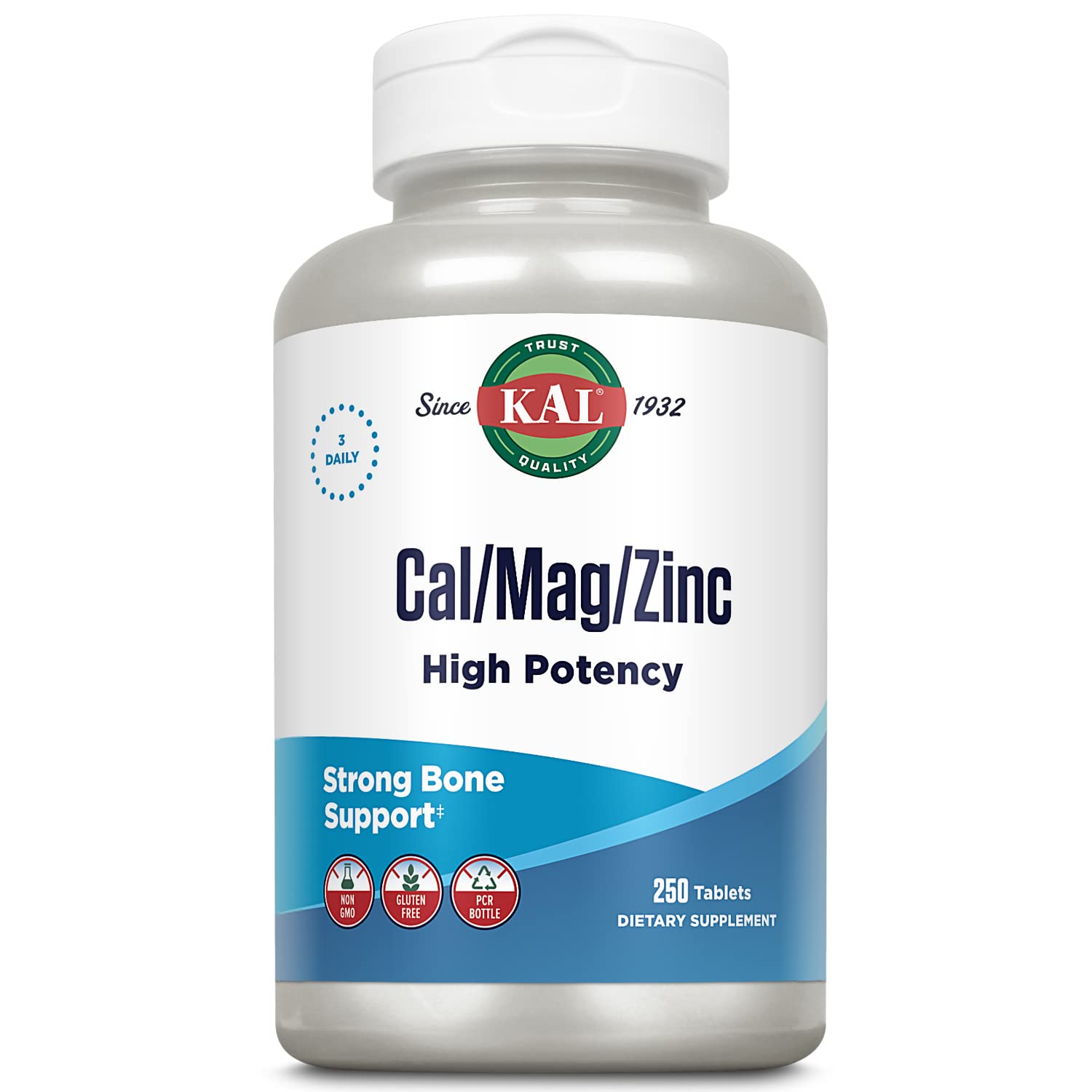 KAL Cal/Mag/Zinc Tablet 250 Count