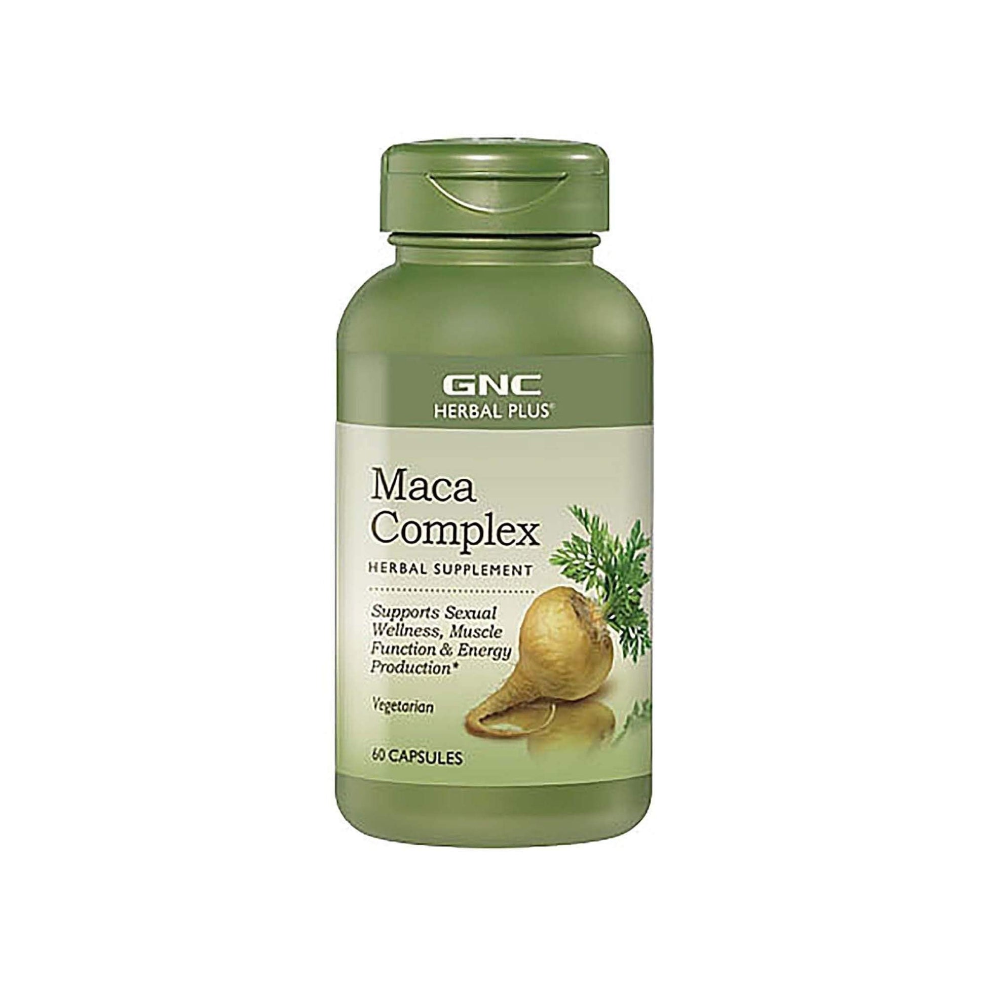 GNC Herbal Plus Maca Complex Capsules, 60 Count
