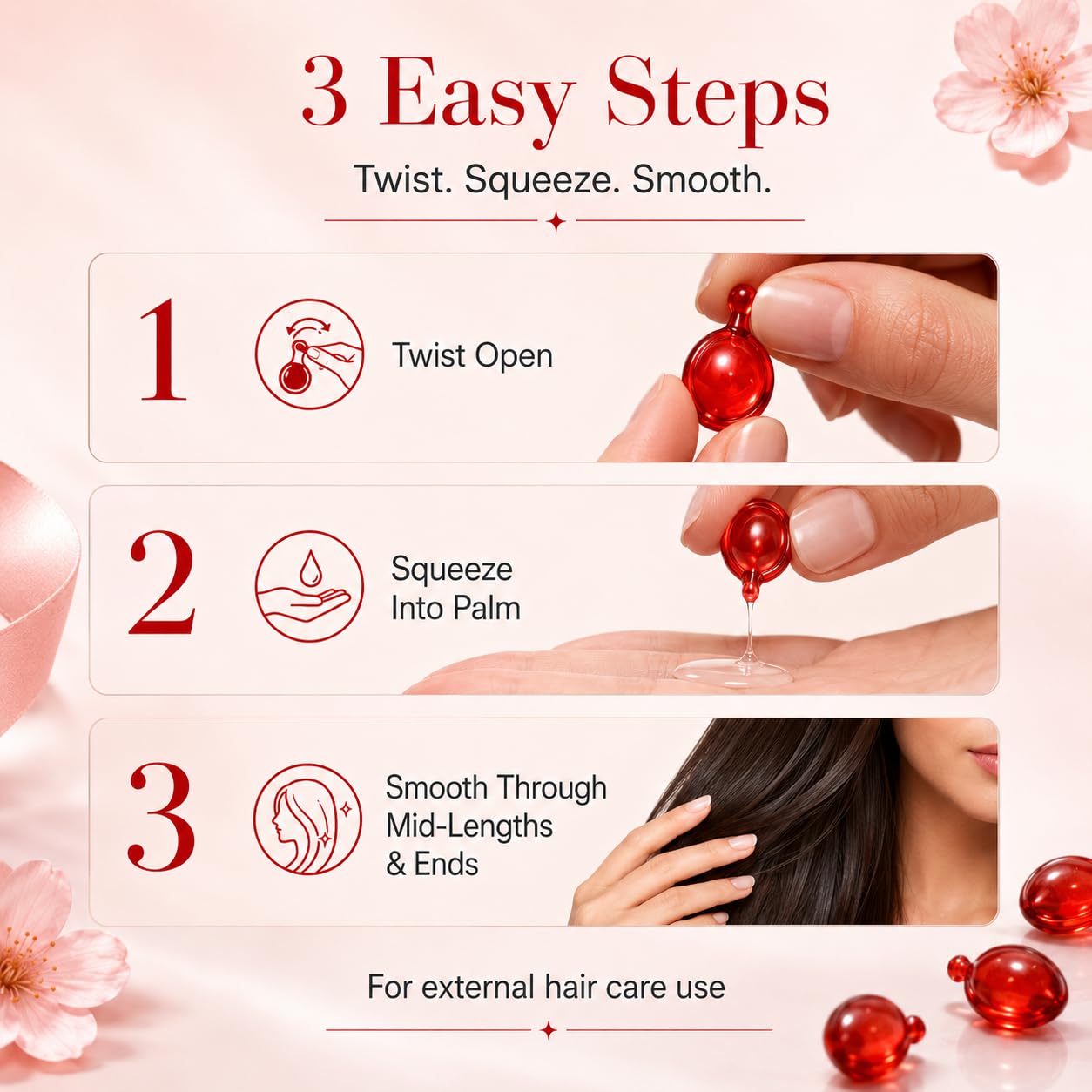 RIWYDMA Euphoric Bounce Hair Oil Capsules 30 Capsules