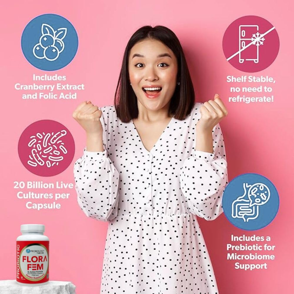 belle+bella Probiology Flora Fem 60 Capsules