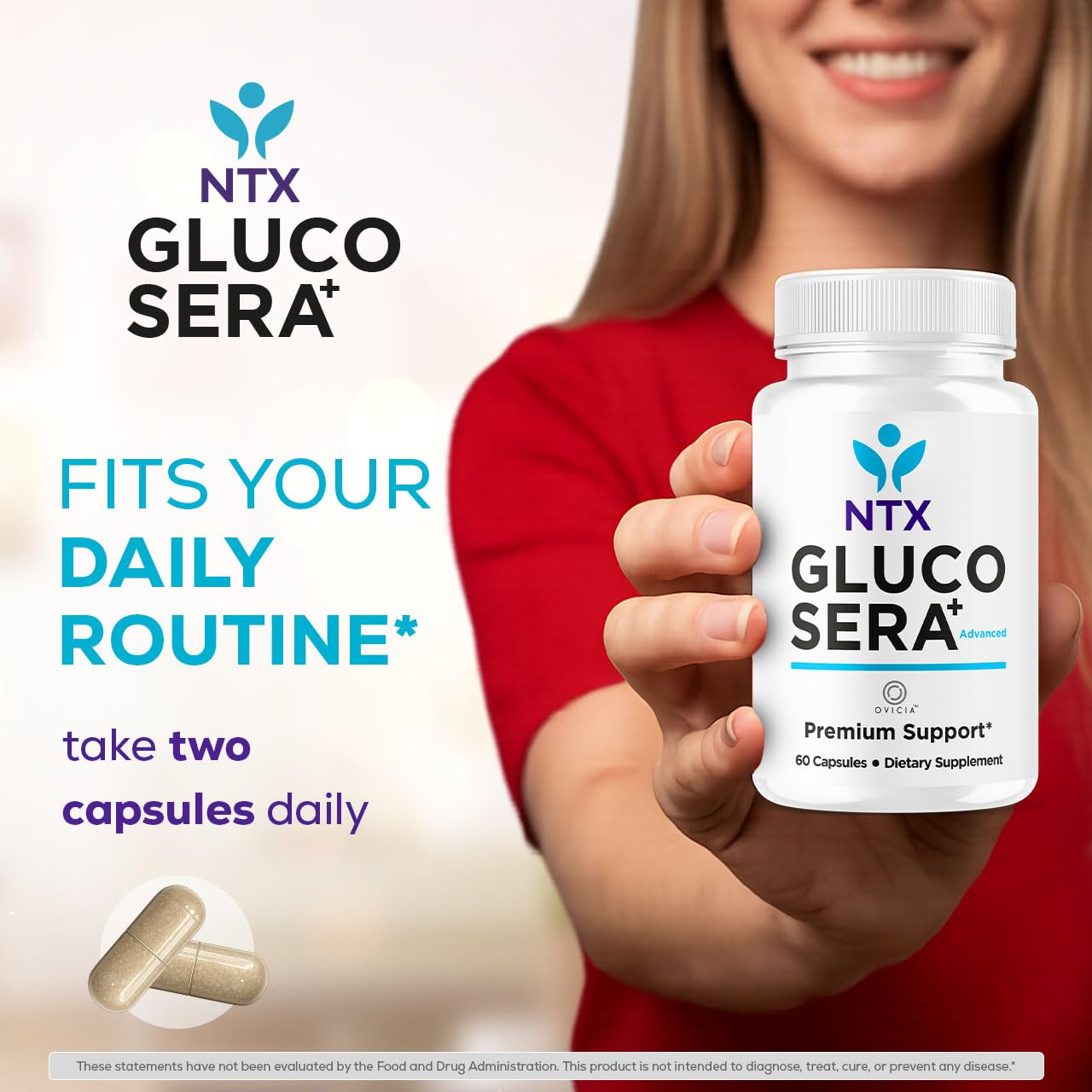 OVICIA NTX Gluco Sera Capsules, 60 Count