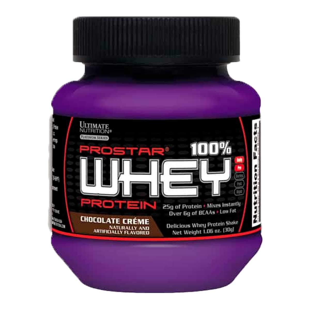 Ultimate Nutrition Prostar Whey Protein Isolate Powder 1.06 oz Chocolate Crème