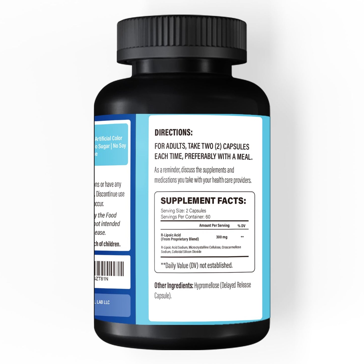LipoFusión Lipoic Acid (Na) 300mg per Serving, 120 Capsules