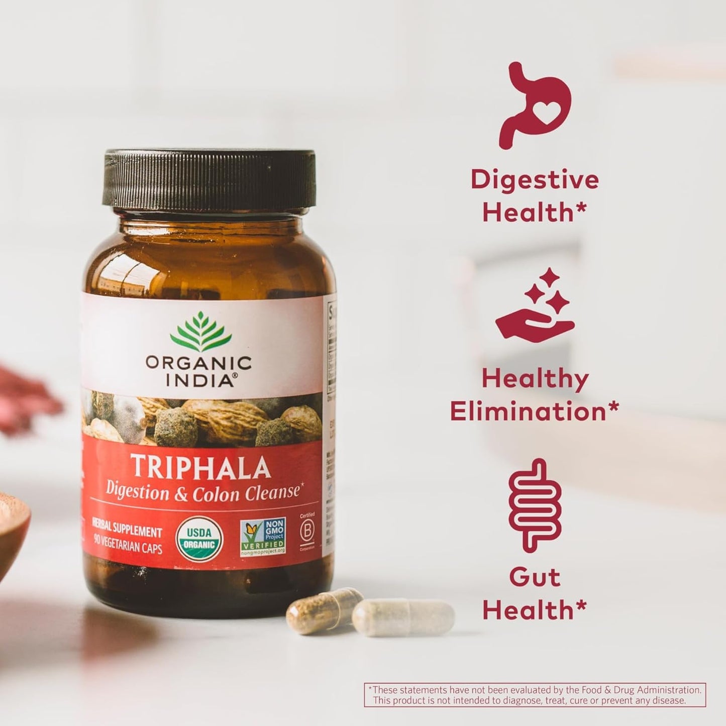 ORGANIC INDIA Triphala Capsules 60 Capsules