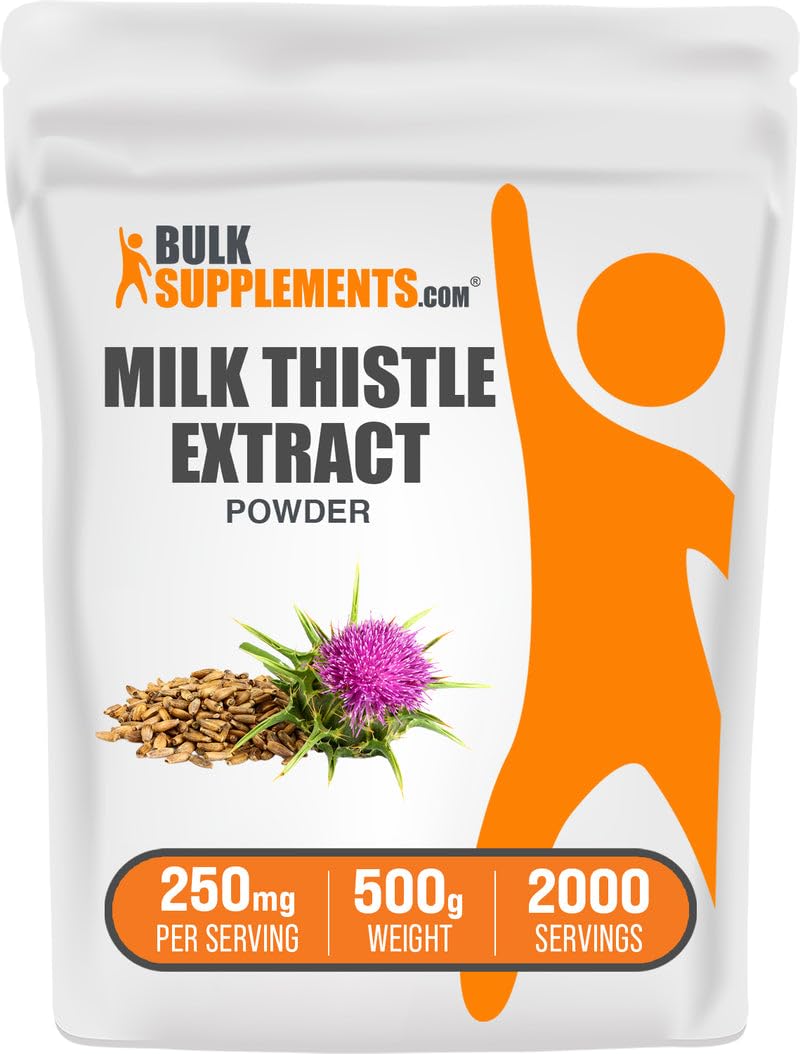 BulkSupplements Milk Thistle Extract Powder 17.64 Ounce