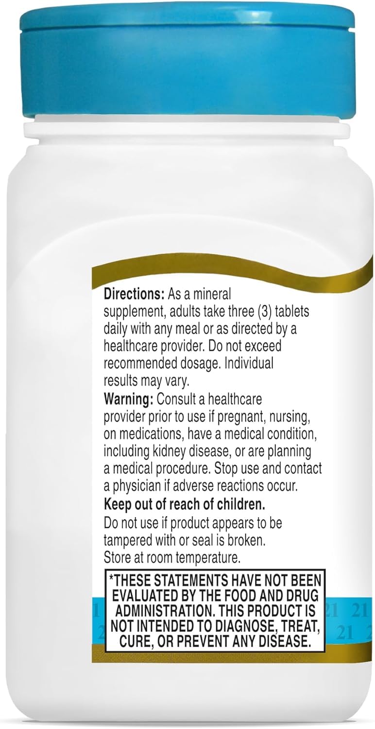 21st Century Cal MAG ZINC + D Tablets, 90 Count