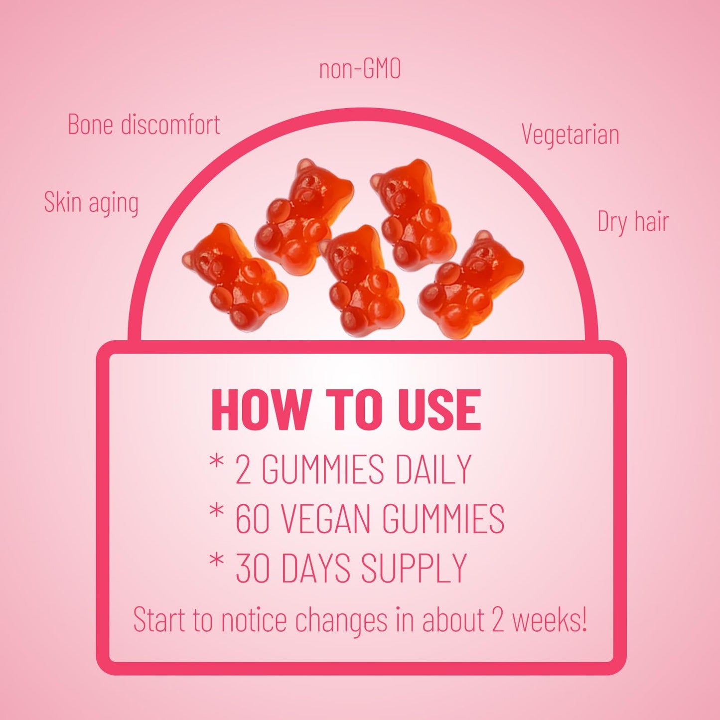 AIHIYO Collagen Whitening Gummies 60 Count