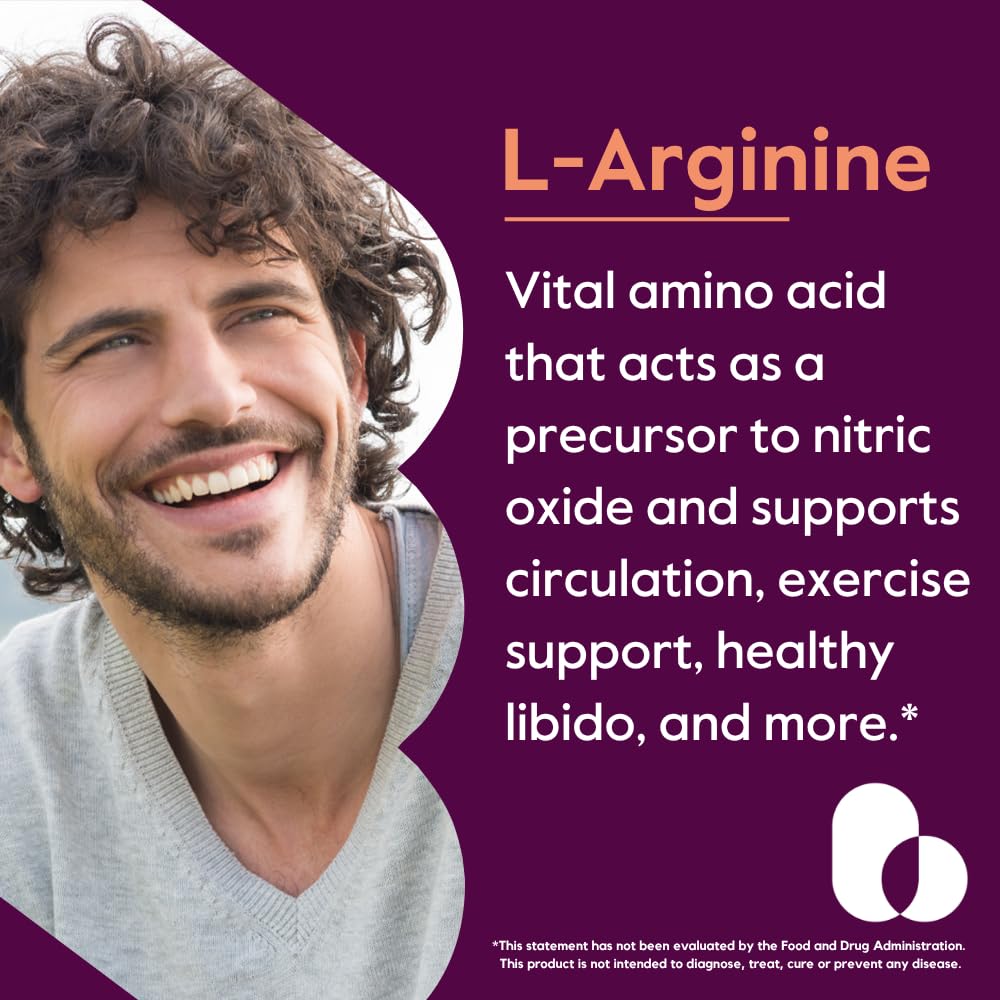 BESTVITE L-Arginine 500mg Capsules, 240 Count