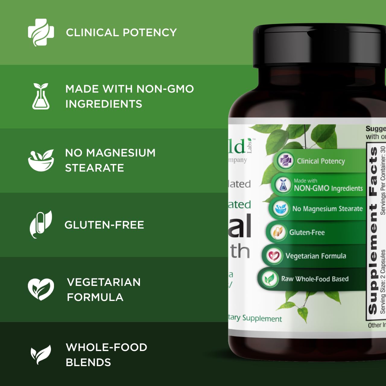 Emerald Labs Adrenal Health Capsule, 60 Count