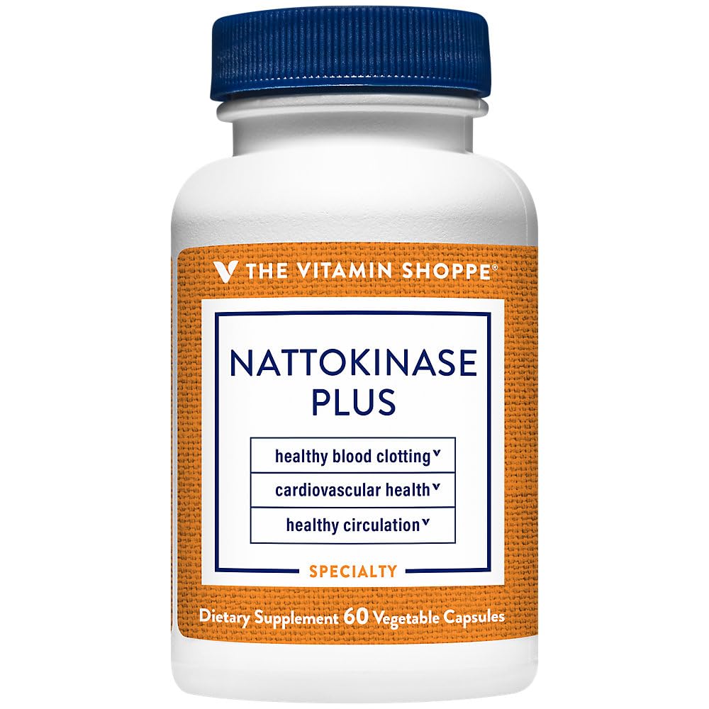 The Vitamin Shoppe Nattokinase Plus Antioxidant Support for Cardiovascular Capsule 60