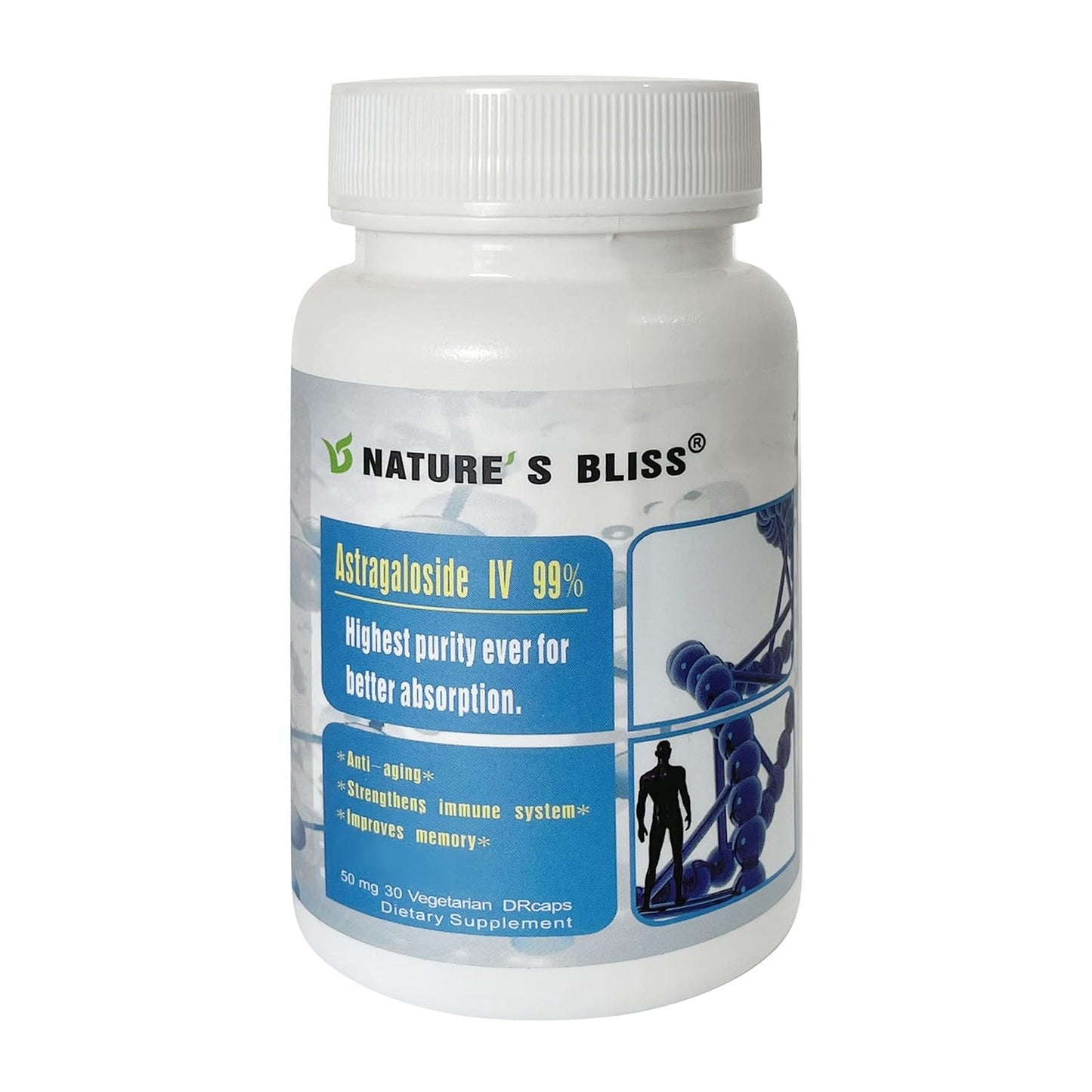 Nature'sbliss Astragaloside IV 99%, 50 mg Capsule, 30 Count