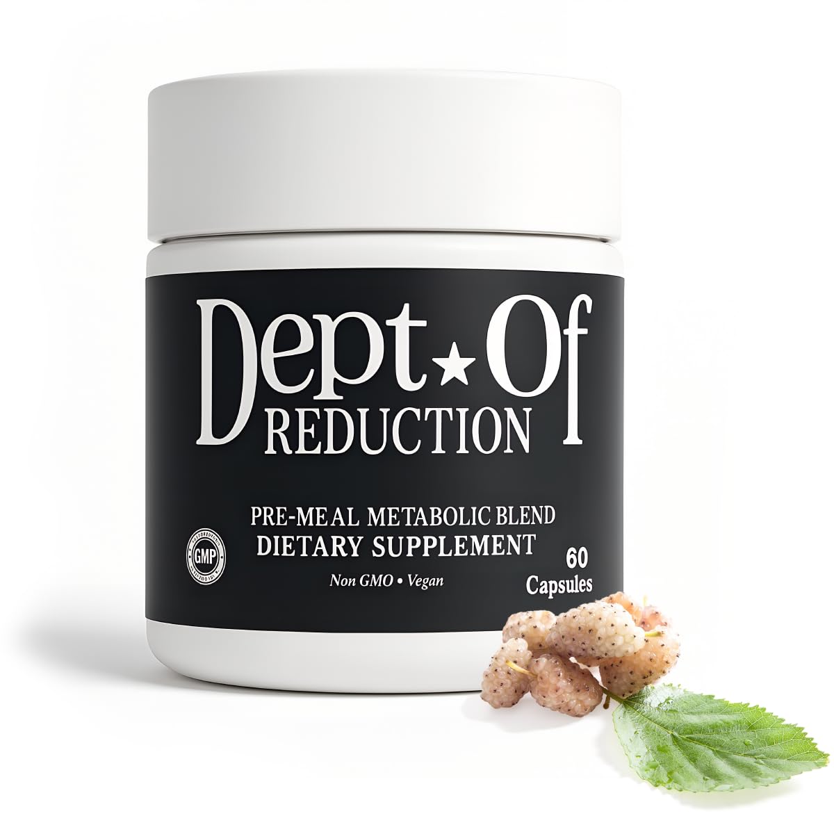Dept. Of White Mulberry Leaf Reducose 5% DNJ & Cinnamon Capsules, 60 Capsules