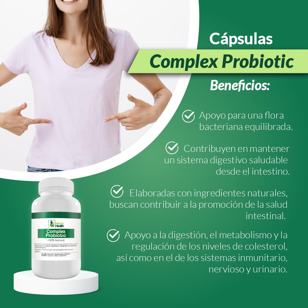 Nature Health Complex Probiotic Capsule, 60 Capsules