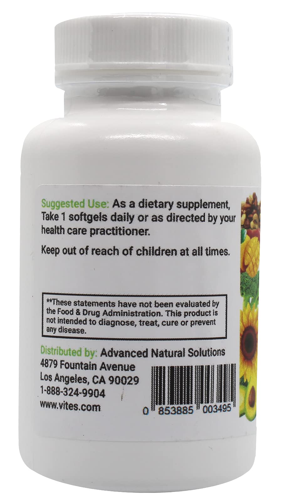 Peter's Choice Natural Vitamin E 400IU Softgel, 100 Softgels
