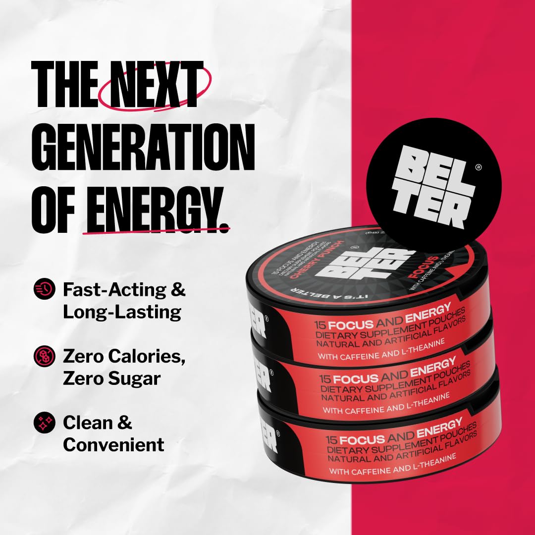 BELTER Focus Cherry Punch Capsule 15 Count