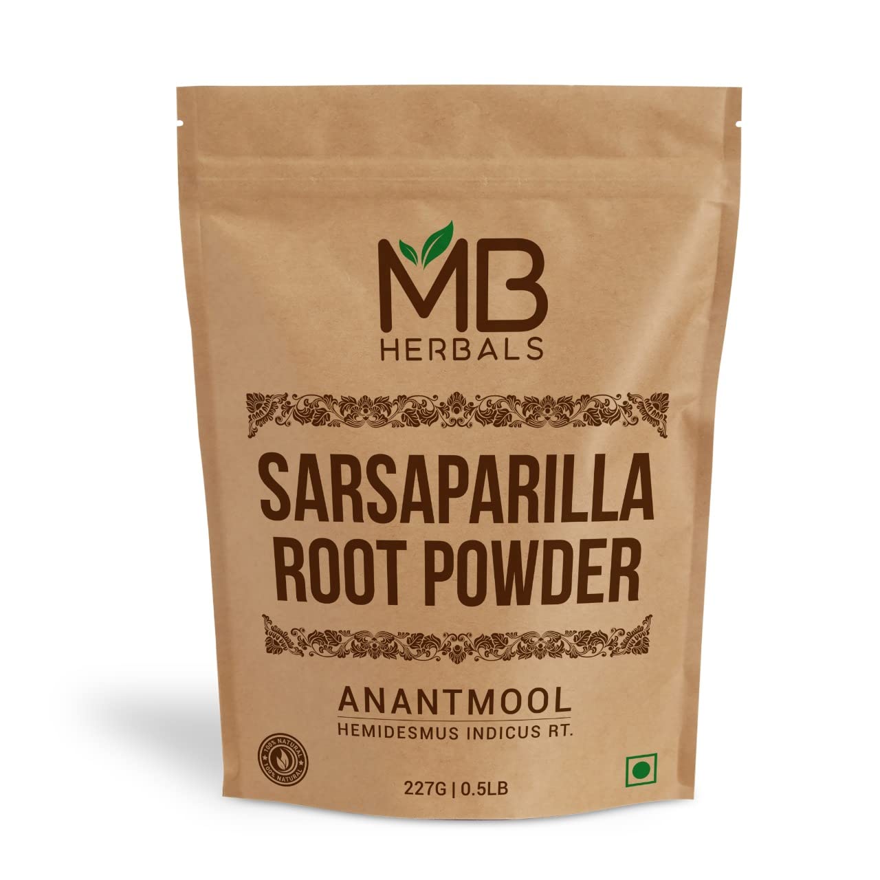 MB Herbals Sarsaparilla Root Powder, 8 oz