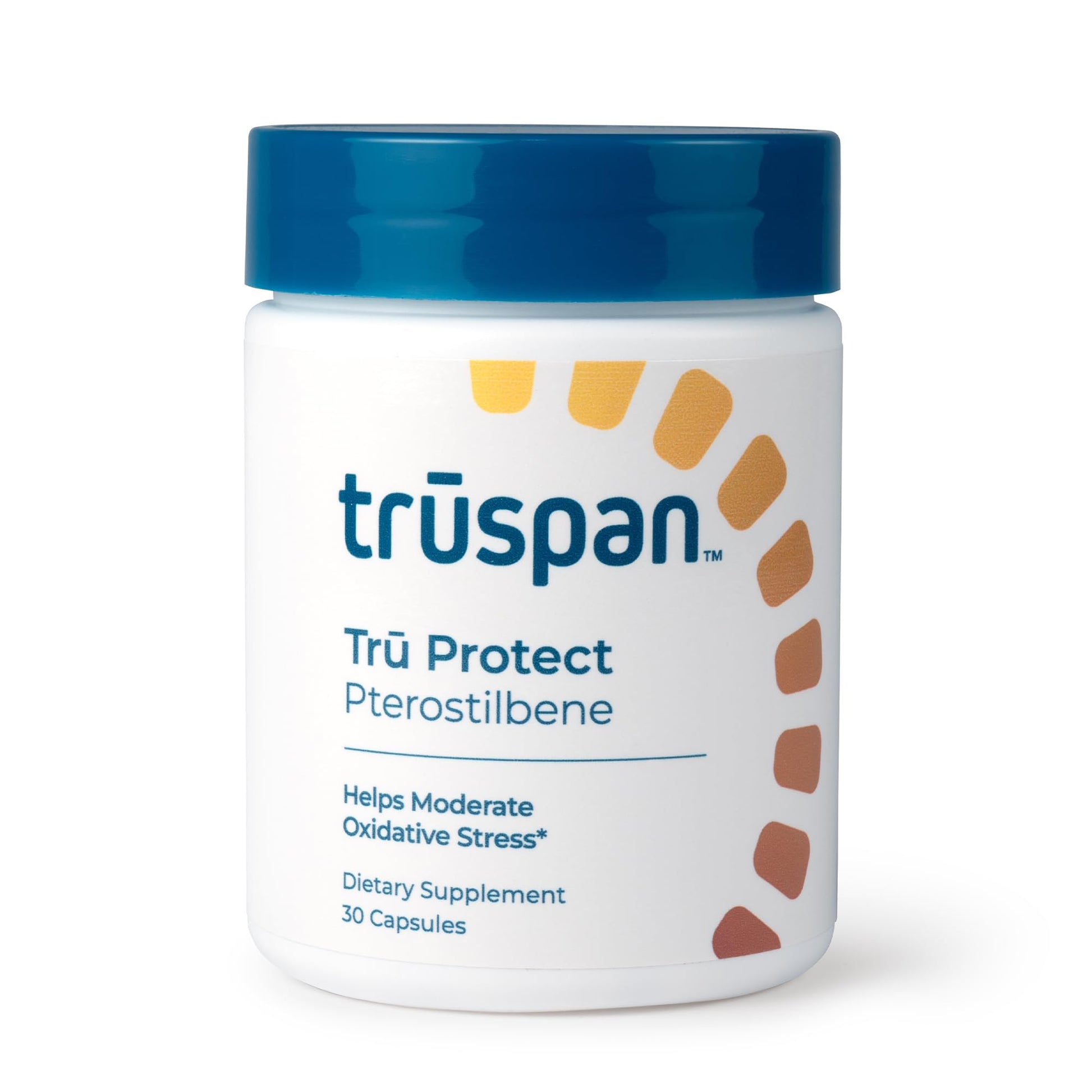 TRŪSPAN Pterostilbene 250mg Healthy Aging & Longevity Supplement Capsule, 30 Count
