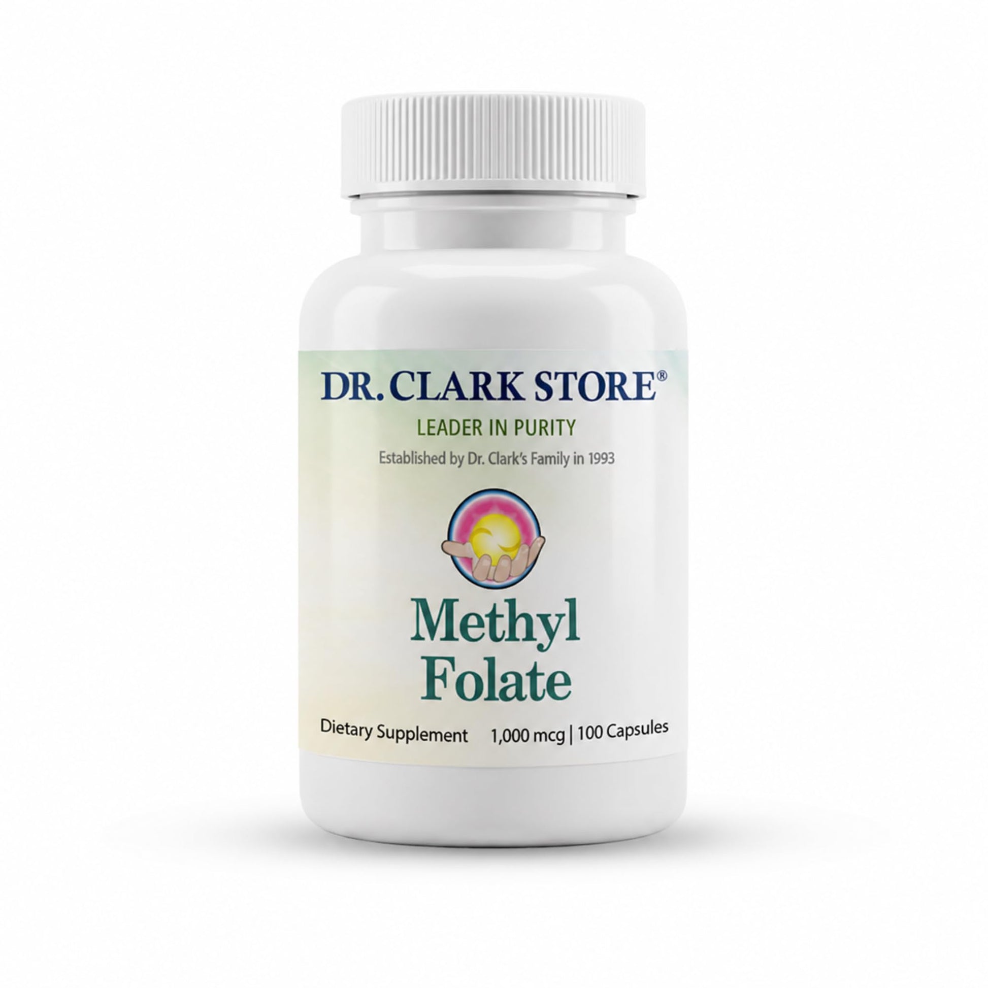Dr Clark Store Methylated Folate 1000 mcg Capsules, 100 Count