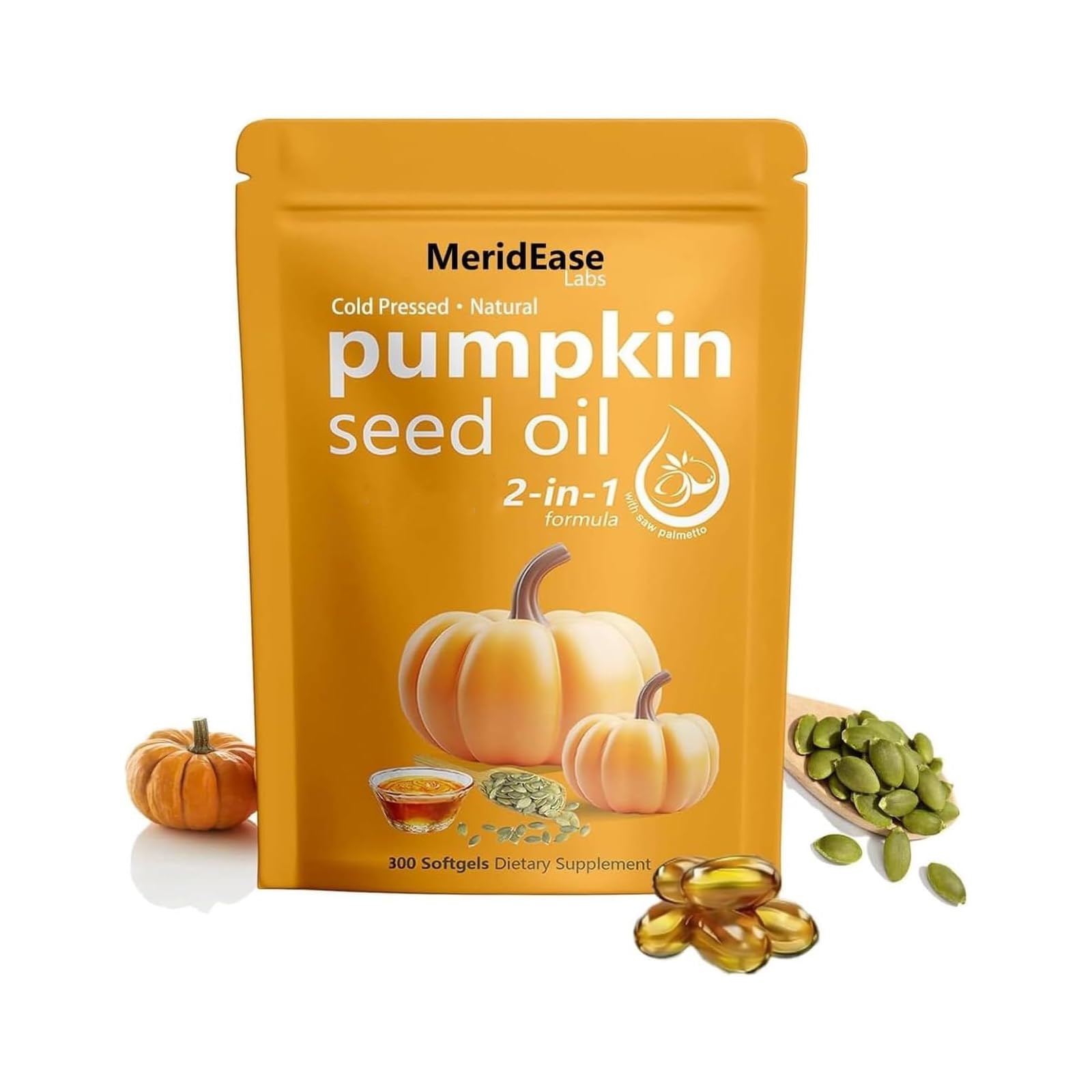 neurocept Pumpkin Seed Oil with Saw Palmetto Extract Gummies, 300 Count