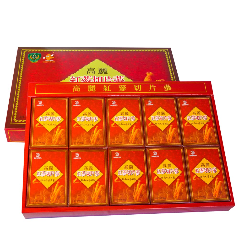 Generic KUMSAN Ginseng Distinguished Family Korea Red Ginseng Jelly, Honeyed Fermented Red Ginseng, Korean Traditional Candied Fermented Red Ginseng Gummy, 1 Count