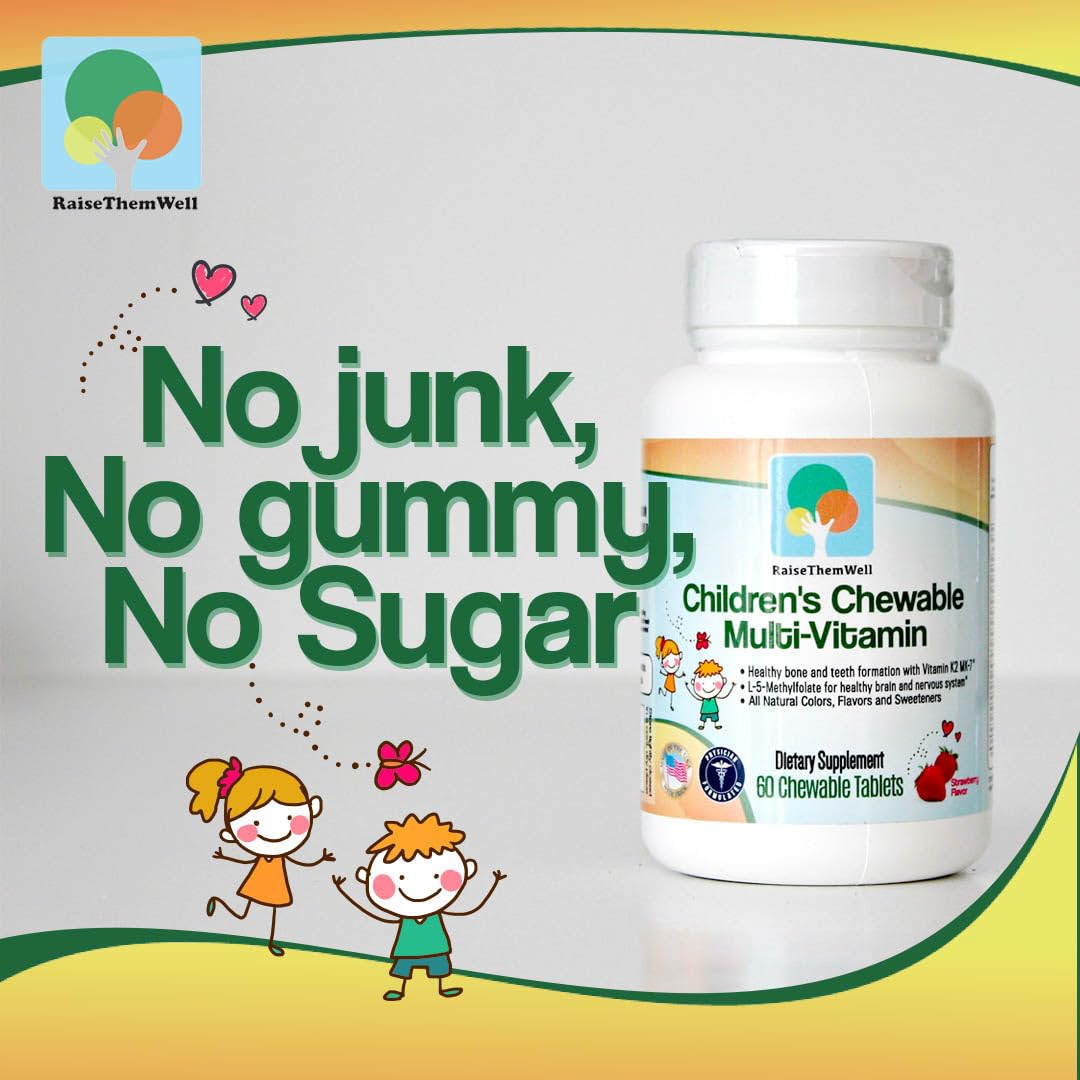 Raise Them Well Kids Multivitamin 60 Tablets