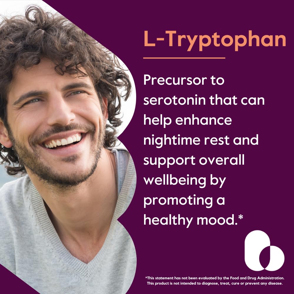 BESTVITE L-Tryptophan 500mg Capsule, 240 Capsules