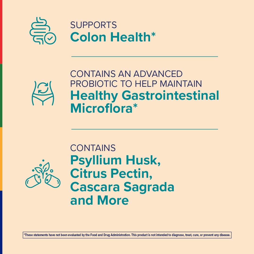 Stop Aging Now Colon360 Colon Health Support Supplement Capsules, 60 Count