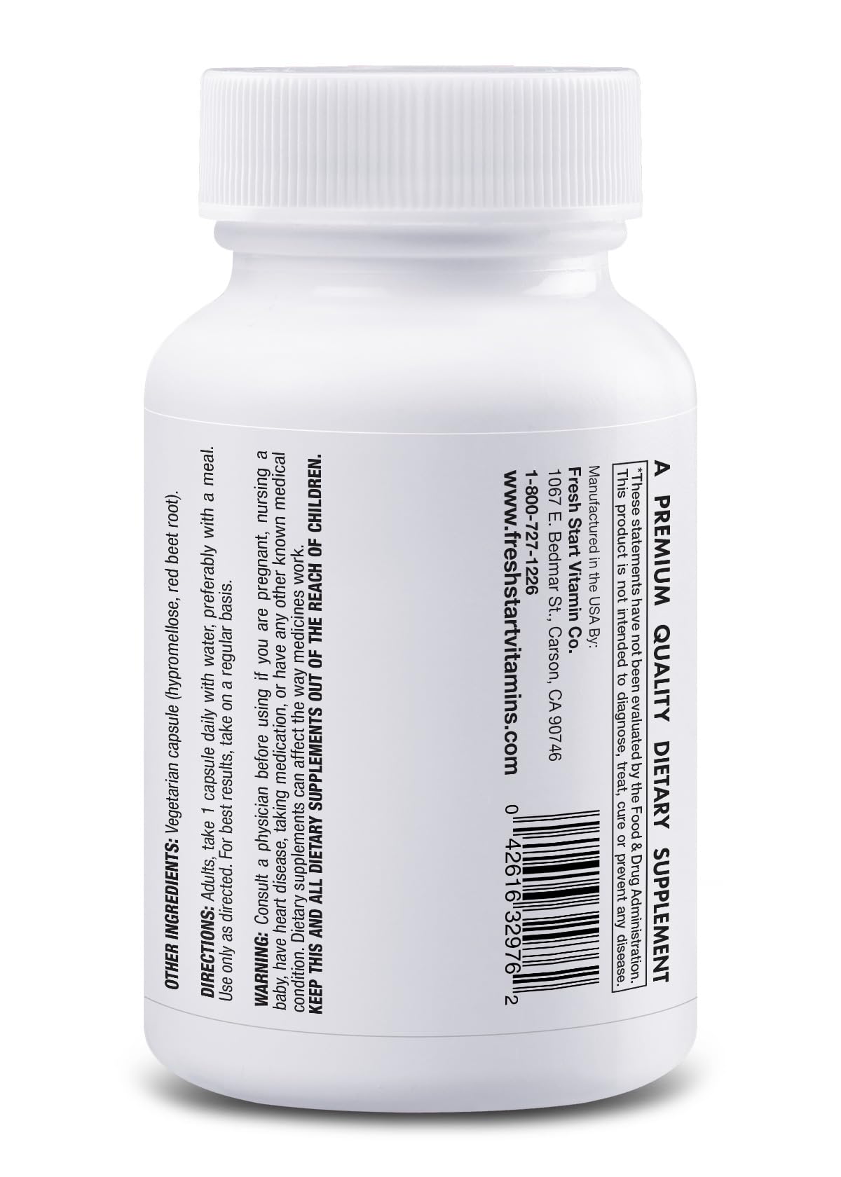 Fresh Start Vision Support with Lutein, Zeaxanthin, Bilberry & Astaxanthin – 90 Capsules