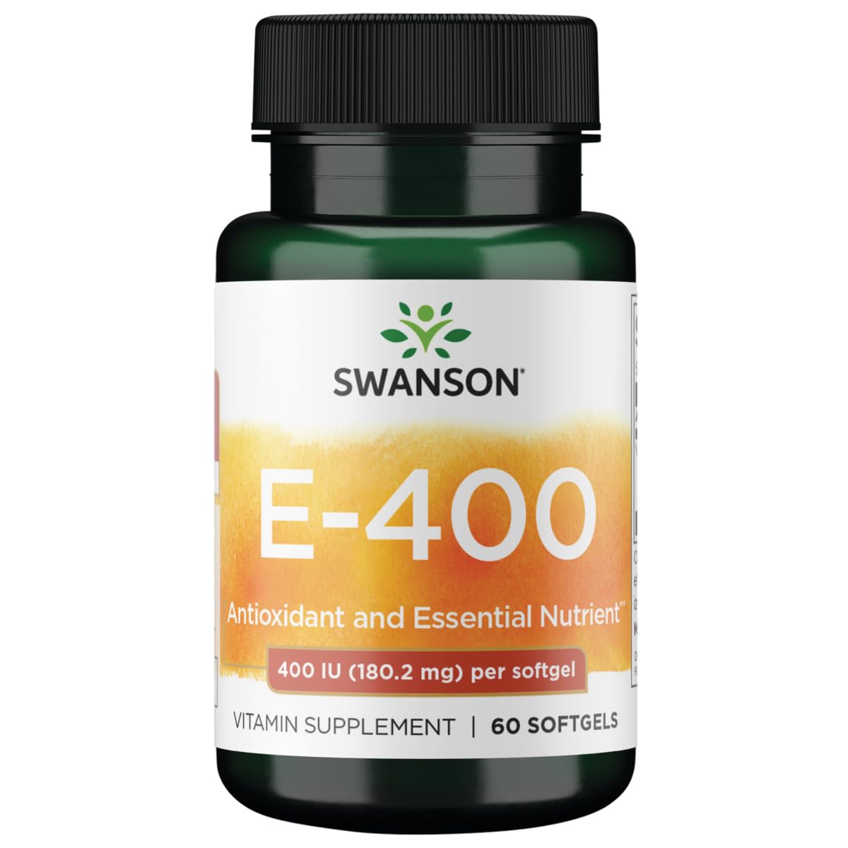 Swanson Vitamin E Antioxidant Support 400 IU Softgels 60