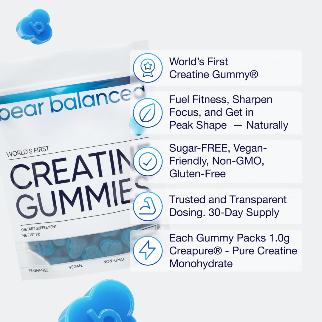Bear Balanced Creatine Gummies 90 Count