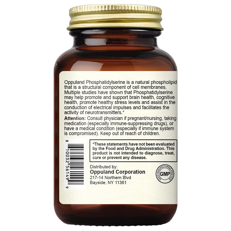 oppuland Phosphatidylserine with PQQ Capsules, 30 Count