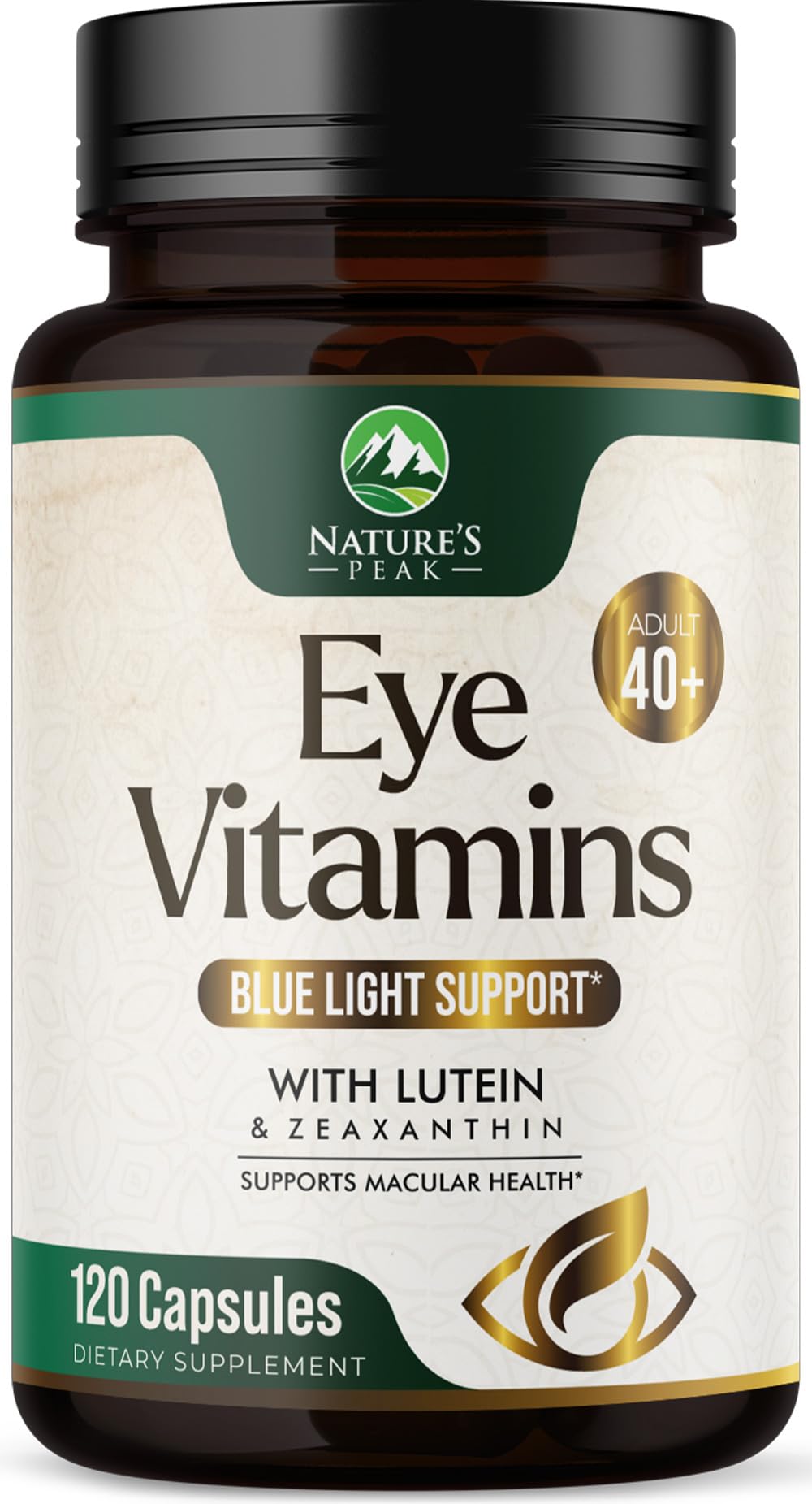 Nature's Peak Eye Health Vitamin with Lutein and Zeaxanthin Capsules, 120 Count