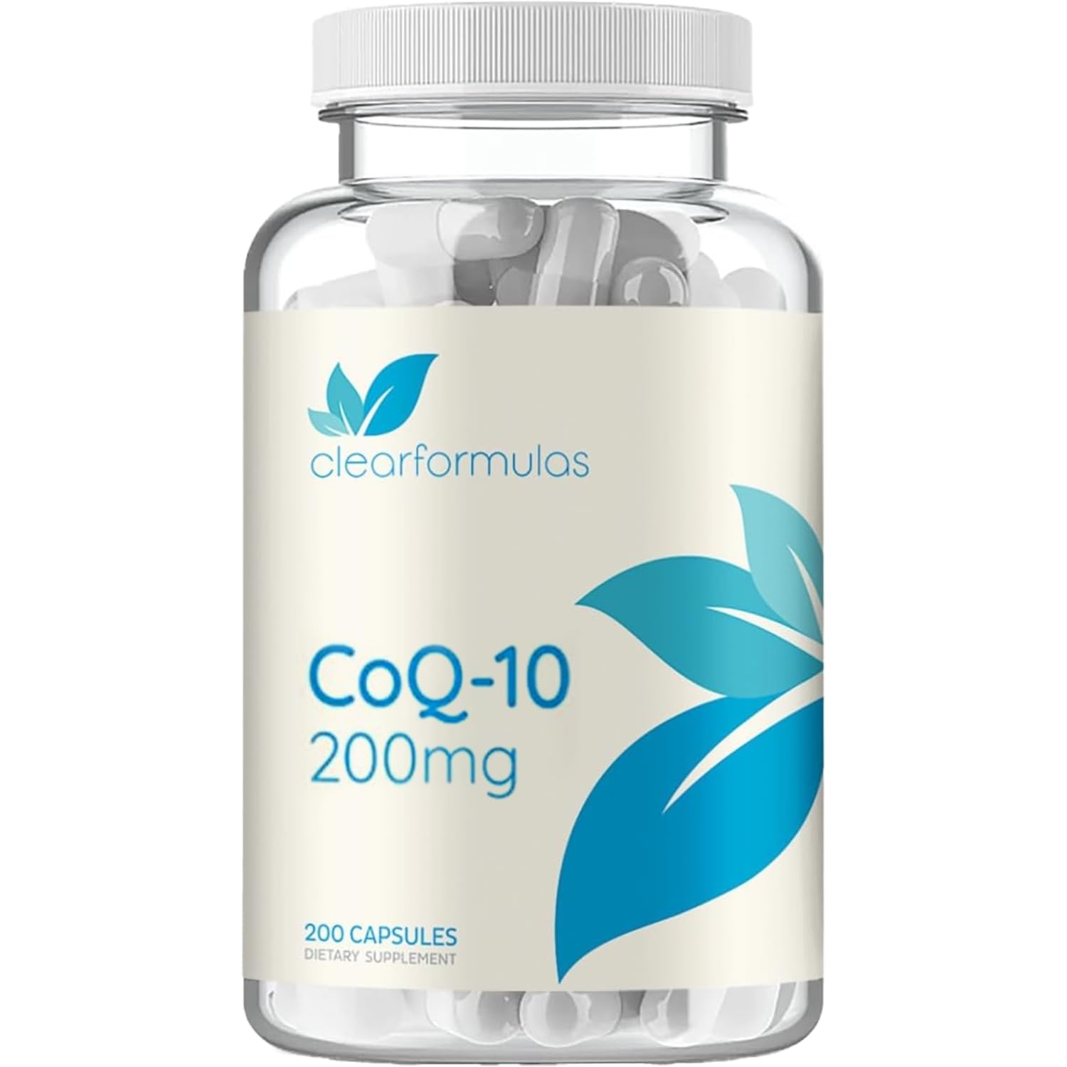 Clear Formulas CoQ10 200mg Capsule, 200 Capsules