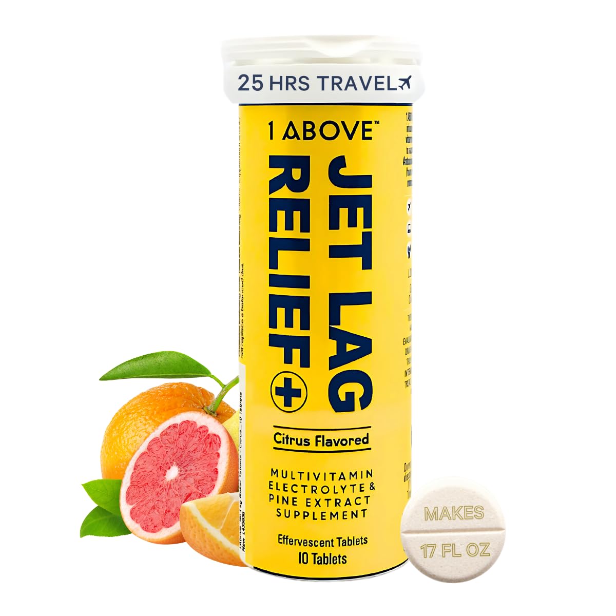 1ABOVE Jet Lag Relief, 10 Tablets